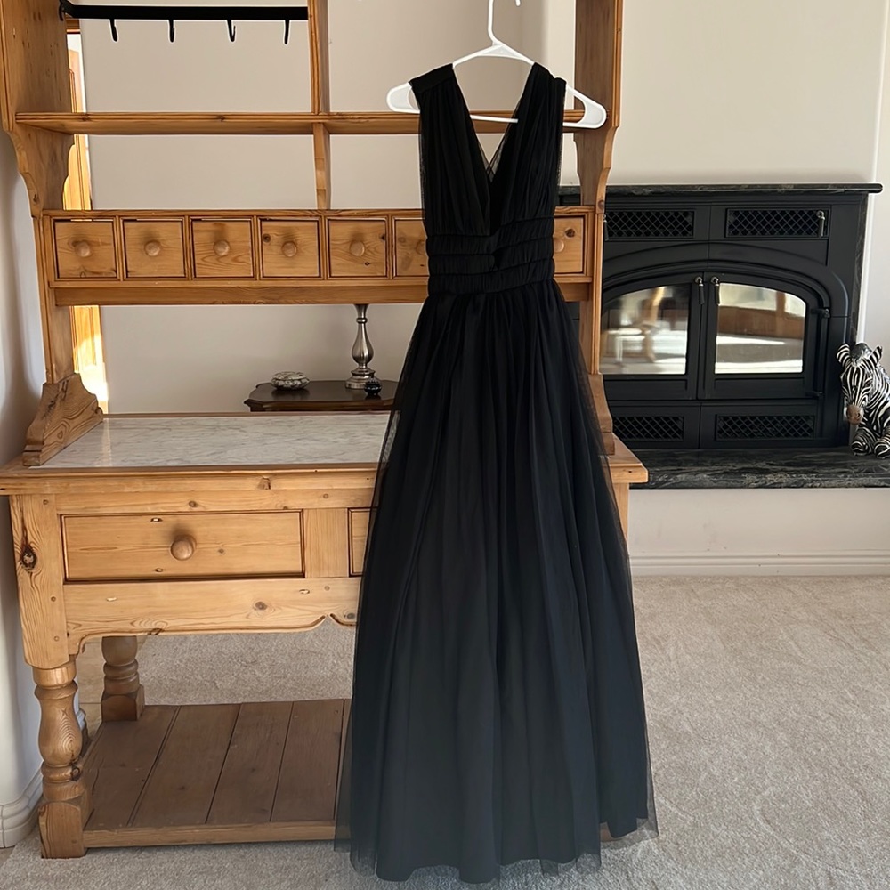 ASOS Black Full Length Dress NWT